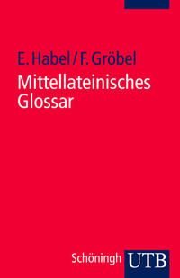 Vorderes Coverbild Mittellateinisches Glossar