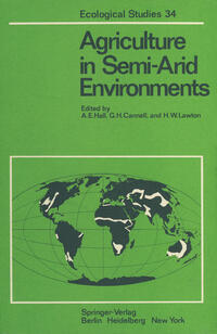 Vorderes Coverbild Agriculture in Semi-Arid Environments