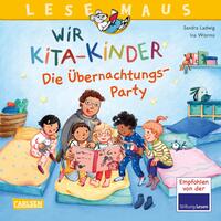 Vorderes Coverbild LESEMAUS 166: Wir KiTa-Kinder - Die Übernachtungs-Party