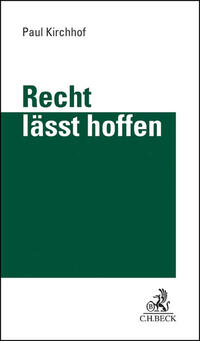 Vorderes Coverbild Recht lässt hoffen