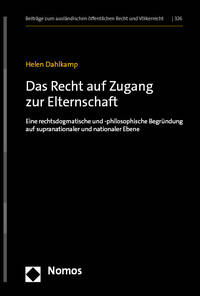 Vorderes Coverbild Das Recht auf Zugang zur Elternschaft