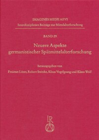 Vorderes Coverbild Neuere Aspekte germanistischer Spätmittelalterforschung
