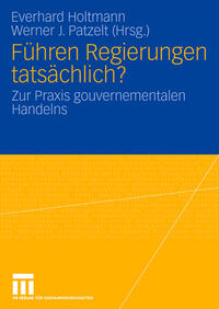 Vorderes Coverbild Führen Regierungen tatsächlich?