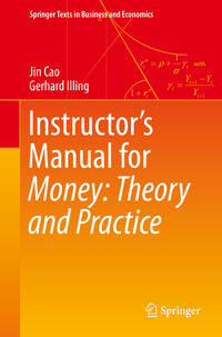 Vorderes Coverbild Instructor's Manual for Money: Theory and Practice
