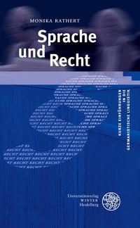 Vorderes Coverbild Sprache und Recht