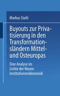 Vorderes Coverbild Buyouts zur Privatisierung in den Transformationsländern Mittel- und Osteuropas