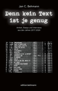 Vorderes Coverbild Denn kein Text ist je genug
