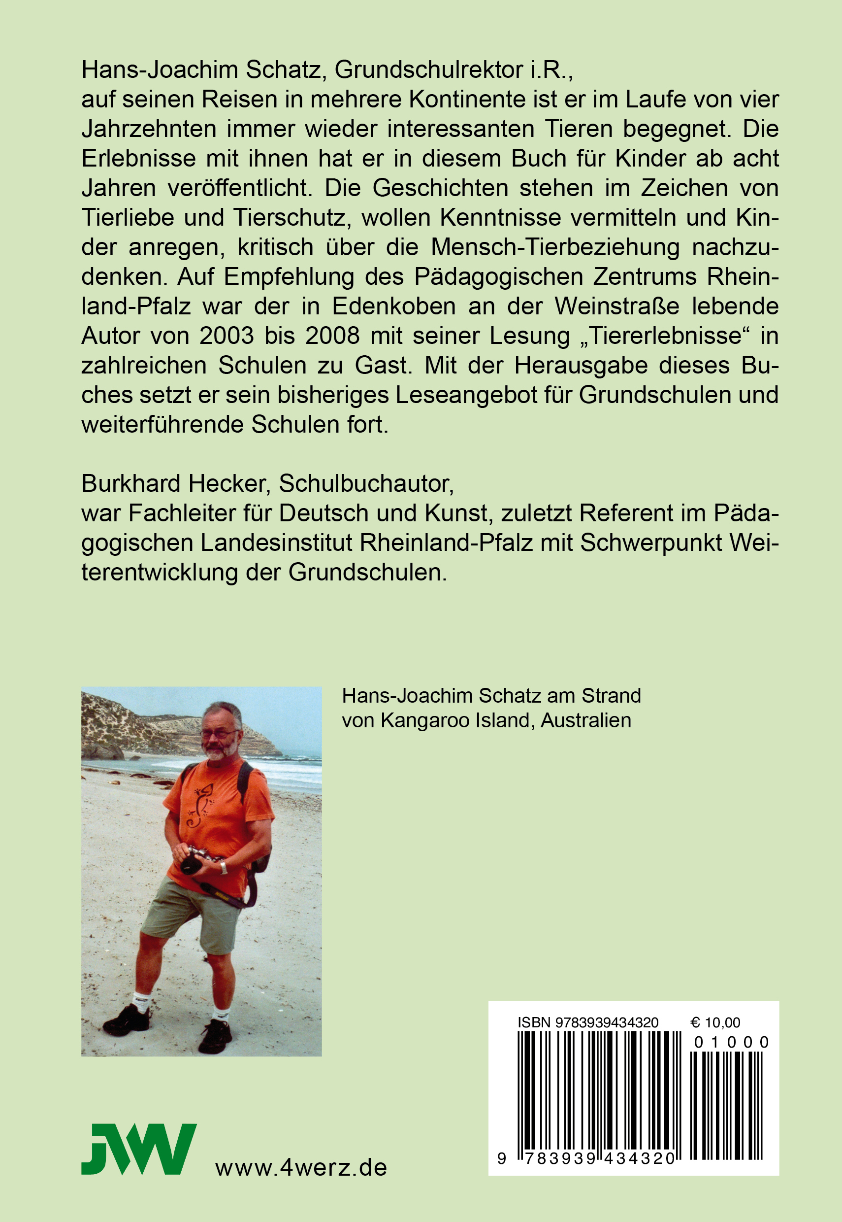 Rückseitencover Gürteltier und Faultierkralle