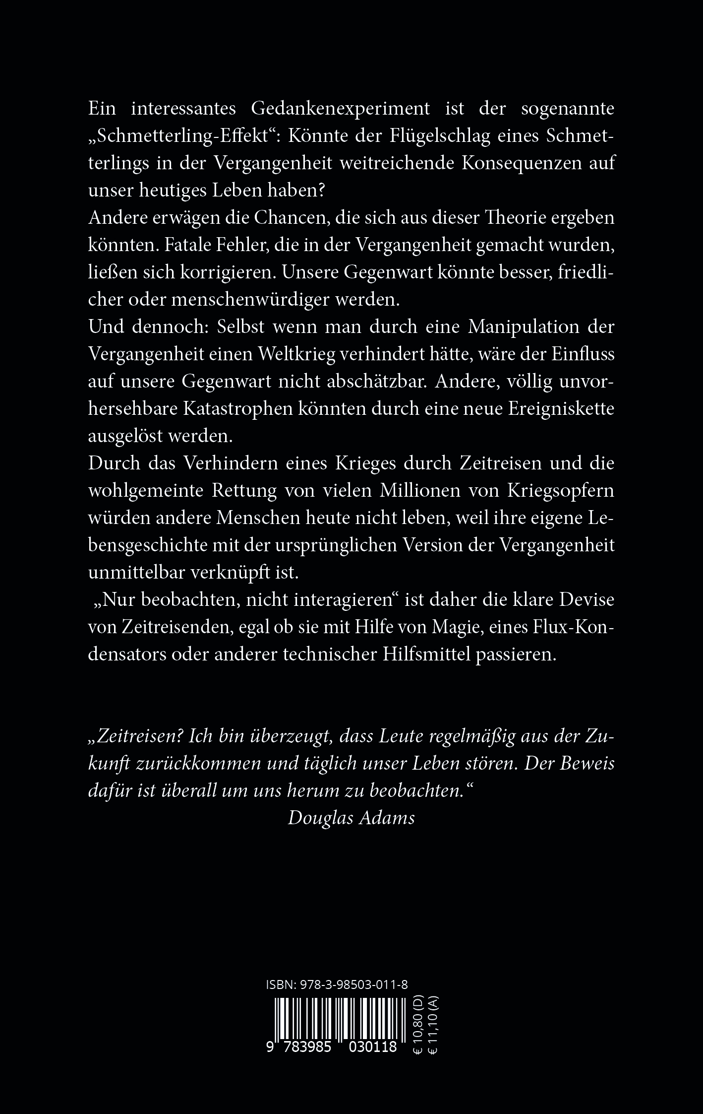 Rückseitencover Chaos im Transporterraum