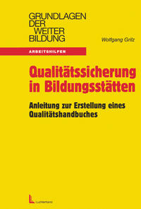 Vorderes Coverbild Qualitätssicherung in Bildungsstätten