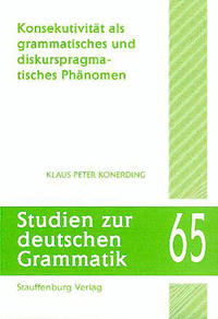 Vorderes Coverbild Konsekutivität als grammatisches und diskurspragmatisches Phänomen