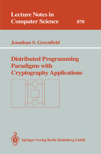 Vorderes Coverbild Distributed Programming Paradigms with Cryptography Applications