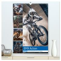 Vorderes Coverbild BMX Action (hochwertiger Premium Wandkalender 2026 DIN A2 hoch), Kunstdruck in Hochglanz