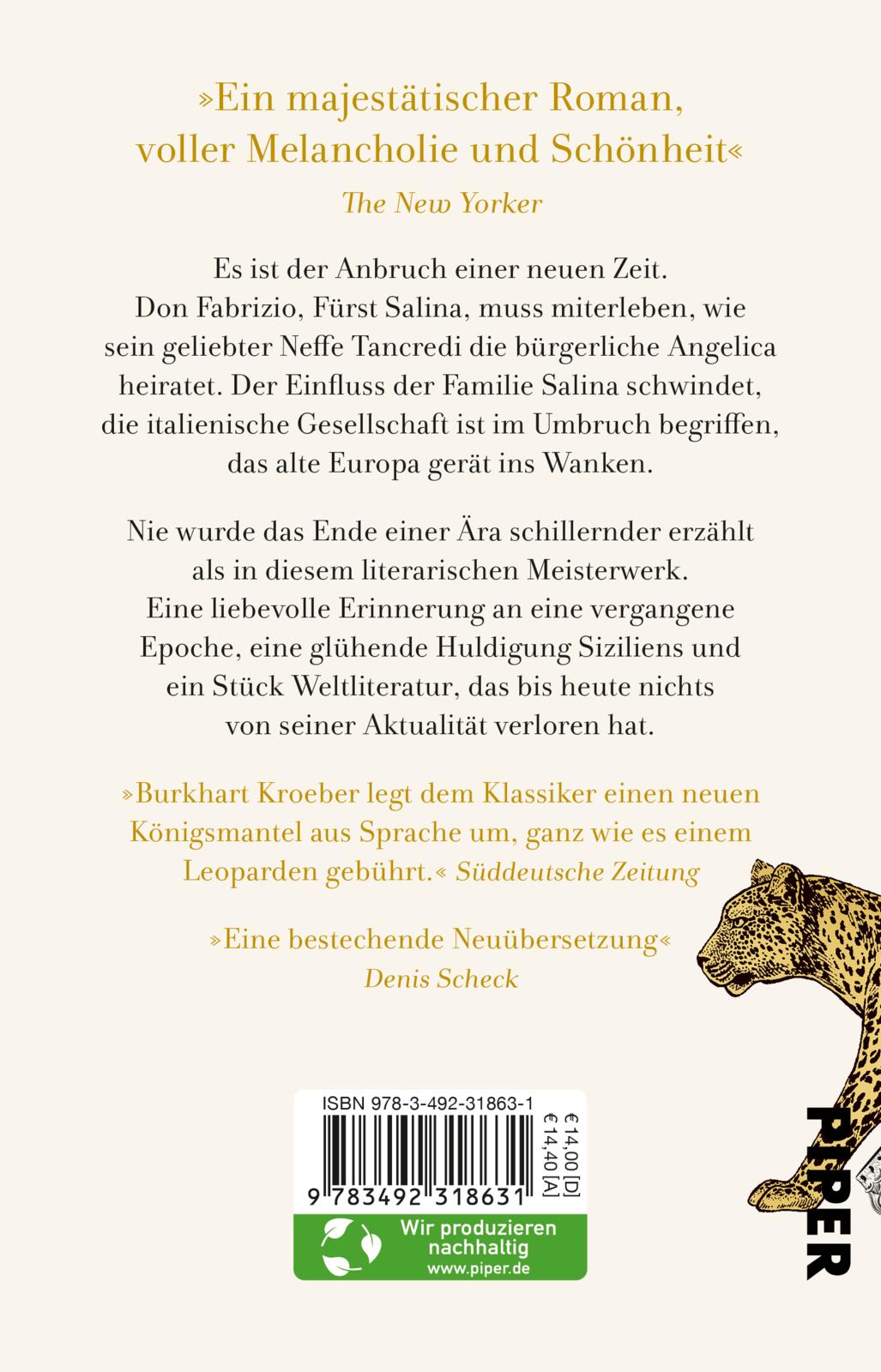 Rückseitencover Der Leopard