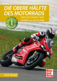 Vorderes Coverbild Die obere Hälfte des Motorrads