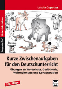 Vorderes Coverbild Kurze Zwischenaufgaben für den Deutschunterricht