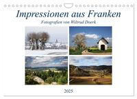 Vorderes Coverbild Impressionen aus Franken (Wandkalender 2025 DIN A4 quer), CALVENDO Monatskalender