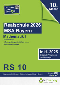 Vorderes Coverbild Original-Prüfungen Realschulabschluss Bayern 2026 Mathematik I