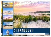Vorderes Coverbild Strandlust Nordsee-Liebe (Wandkalender 2025 DIN A4 quer), CALVENDO Monatskalender