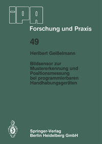 Vorderes Coverbild Bildsensor zur Mustererkennung und Positionsmessung bei programmierbaren Handhabungsgeräten
