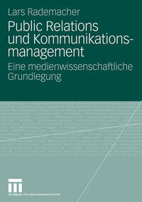Vorderes Coverbild Public Relations und Kommunikationsmanagement