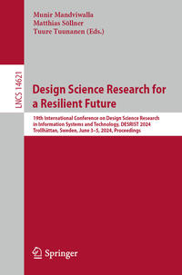 Vorderes Coverbild Design Science Research for a Resilient Future