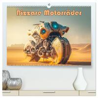 Vorderes Coverbild Bizzare Motorräder (hochwertiger Premium Wandkalender 2025 DIN A2 quer), Kunstdruck in Hochglanz