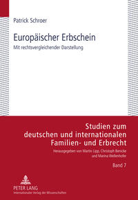 Vorderes Coverbild Europäischer Erbschein