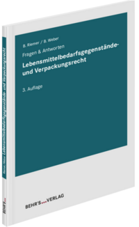 Vorderes Coverbild Lebensmittelbedarfsgegenstände und Verpackungsrecht