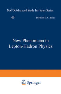 Vorderes Coverbild New Phenomena in Lepton-Hadron Physics