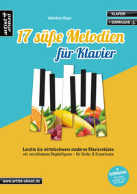 Vorderes Coverbild 17 süße Melodien für Klavier