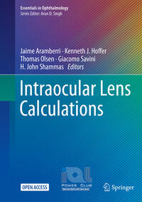 Vorderes Coverbild Intraocular Lens Calculations