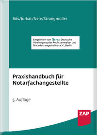 Vorderes Coverbild Praxishandbuch für Notarfachangestellte