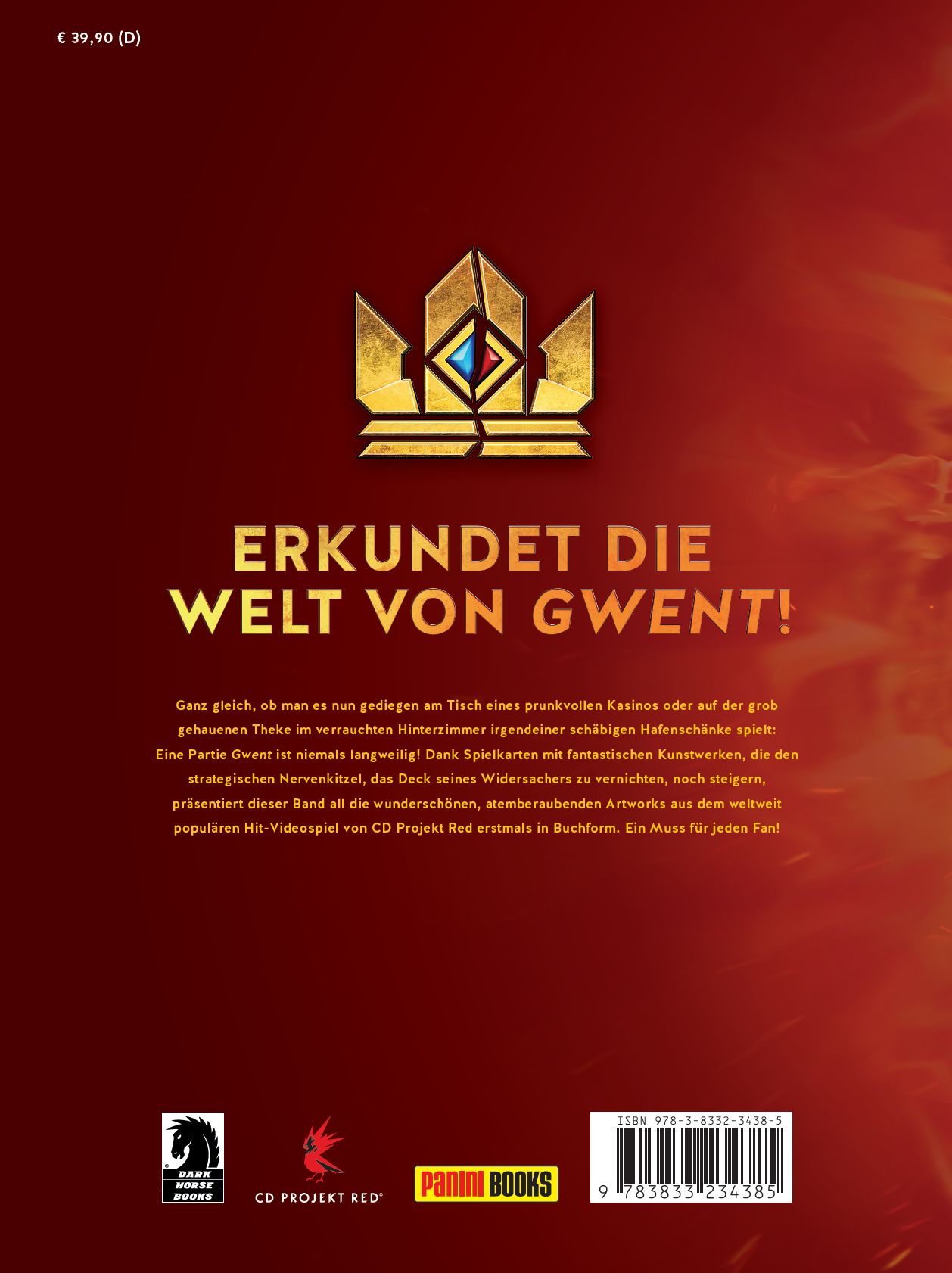 Rückseitencover Gwent: The Art of The Witcher Card Game