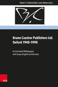 Vorderes Coverbild Bruno Cassirer Publishers Ltd. Oxford 1940–1990