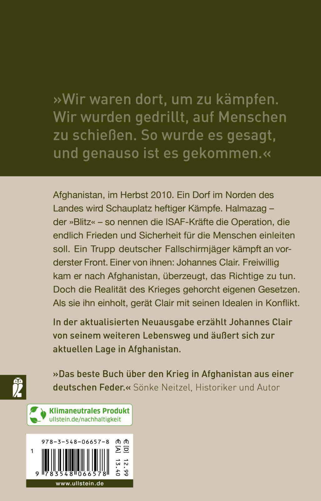 Rückseitencover Vier Tage im November