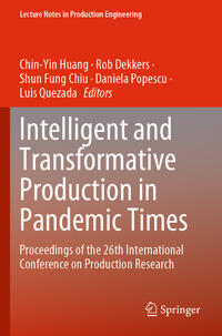 Vorderes Coverbild Intelligent and Transformative Production in Pandemic Times