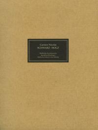 Vorderes Coverbild Carsten Nicolai - Schwarz-Holz