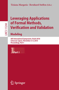 Vorderes Coverbild Leveraging Applications of Formal Methods, Verification and Validation. Modeling
