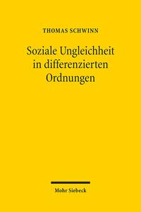 Vorderes Coverbild Soziale Ungleichheit in differenzierten Ordnungen