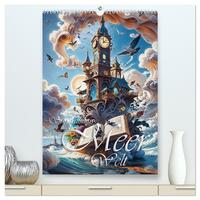 Vorderes Coverbild Surrealismus Meer WELT - Digitale Kunst (hochwertiger Premium Wandkalender 2026 DIN A2 hoch), Kunstdruck in Hochglanz