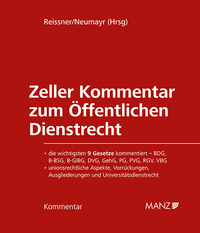 Vorderes Coverbild Zeller Kommentar zum Öffentlichen Dienstrecht