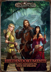 Vorderes Coverbild DSA5 - Heldendokumente - DSA5 Charakterbögen