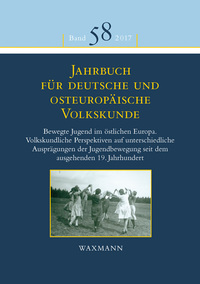 Vorderes Coverbild Jahrbuch für deutsche und osteuropäische Volkskunde