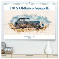 Vorderes Coverbild 170 S Oldtimer-Aquarelle (hochwertiger Premium Wandkalender 2025 DIN A2 quer), Kunstdruck in Hochglanz