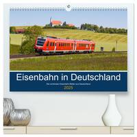 Vorderes Coverbild Eisenbahn in Deutschland (hochwertiger Premium Wandkalender 2025 DIN A2 quer), Kunstdruck in Hochglanz