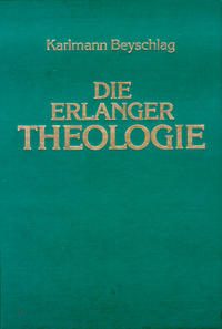 Vorderes Coverbild Die Erlanger Theologie