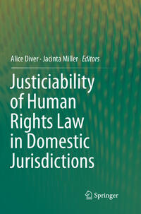 Vorderes Coverbild Justiciability of Human Rights Law in Domestic Jurisdictions