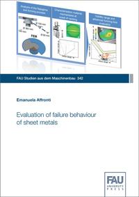 Vorderes Coverbild Evaluation of failure behaviour of sheet metals