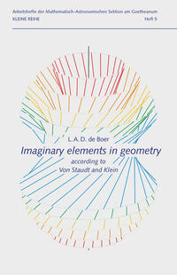 Vorderes Coverbild Imaginary elements in geometry